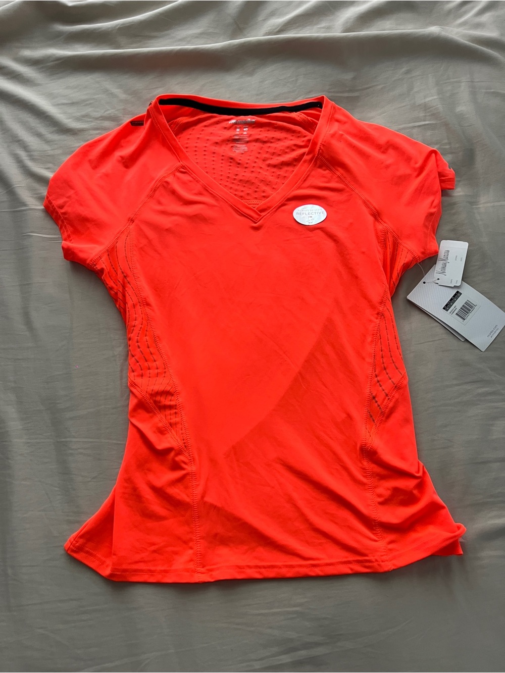 NEW Marika Neon V-Neck Active Tee